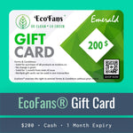 Load image into Gallery viewer, GC200-G0-01-EcoFans® Gift Card-Gift Card-ecofans-$200-----1M