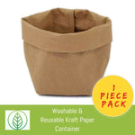 Load image into Gallery viewer, -Reusable-Washable Kraft Paper Container - Dark Colours-Bag-ecofans---