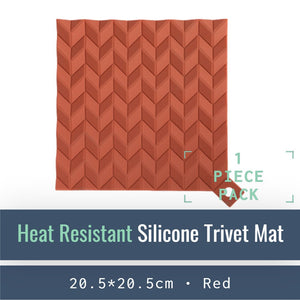 KM001-R-01-Heat-Resistant Silicone Trivet Mats-Mat-ecofans-1-Red-