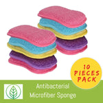Load image into Gallery viewer, KS002-X-10-Antibacterial Microfiber Sponge-Sponge-ecofans-10-Assorted-