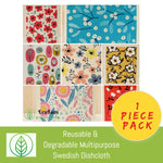 Load image into Gallery viewer, KT011-X-01-Reusable-Degradable Multipurpose Swedish Dishcloth-Cloth-ecofans-1-Flower-