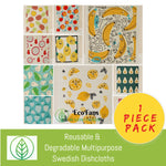 Load image into Gallery viewer, KT012-X-01-Reusable-Degradable Multipurpose Swedish Dishcloth-Cloth-ecofans-1-Fruit-