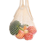 Load image into Gallery viewer, -Washable Cotton Mesh Bag w/ Long Handle-Bag-ecofans---