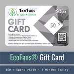 Cargue la imagen en el visor de la Galería, GC050-V2-03-Tarjeta regalo EcoFans®--ecofans-$50-2X-3M
