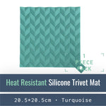 Cargar la imagen en el visor de la Galería, KM001-T-01-Manteles de silicona resistentes al calor-Mat-ecofans-1-Turquoise-
