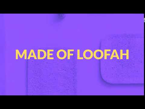 Éponge Loofah écologique - pour l'exfoliation dans le bain ou pour récurer la cuisine