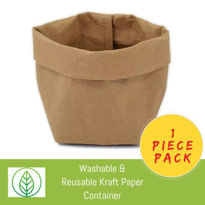 -Reusable-Washable Kraft Paper Container - Dark Colours-Bag-ecofans---