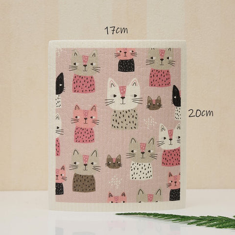 -Reusable & Degradable Multipurpose Swedish Dishcloth-Cloth-ecofans---