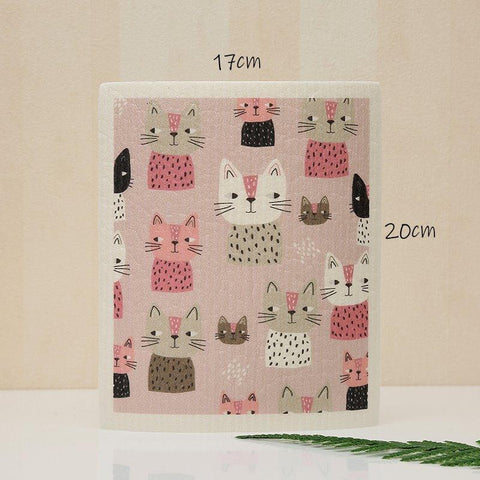 -Reusable & Degradable Multipurpose Swedish Dishcloth-Cloth-ecofans---